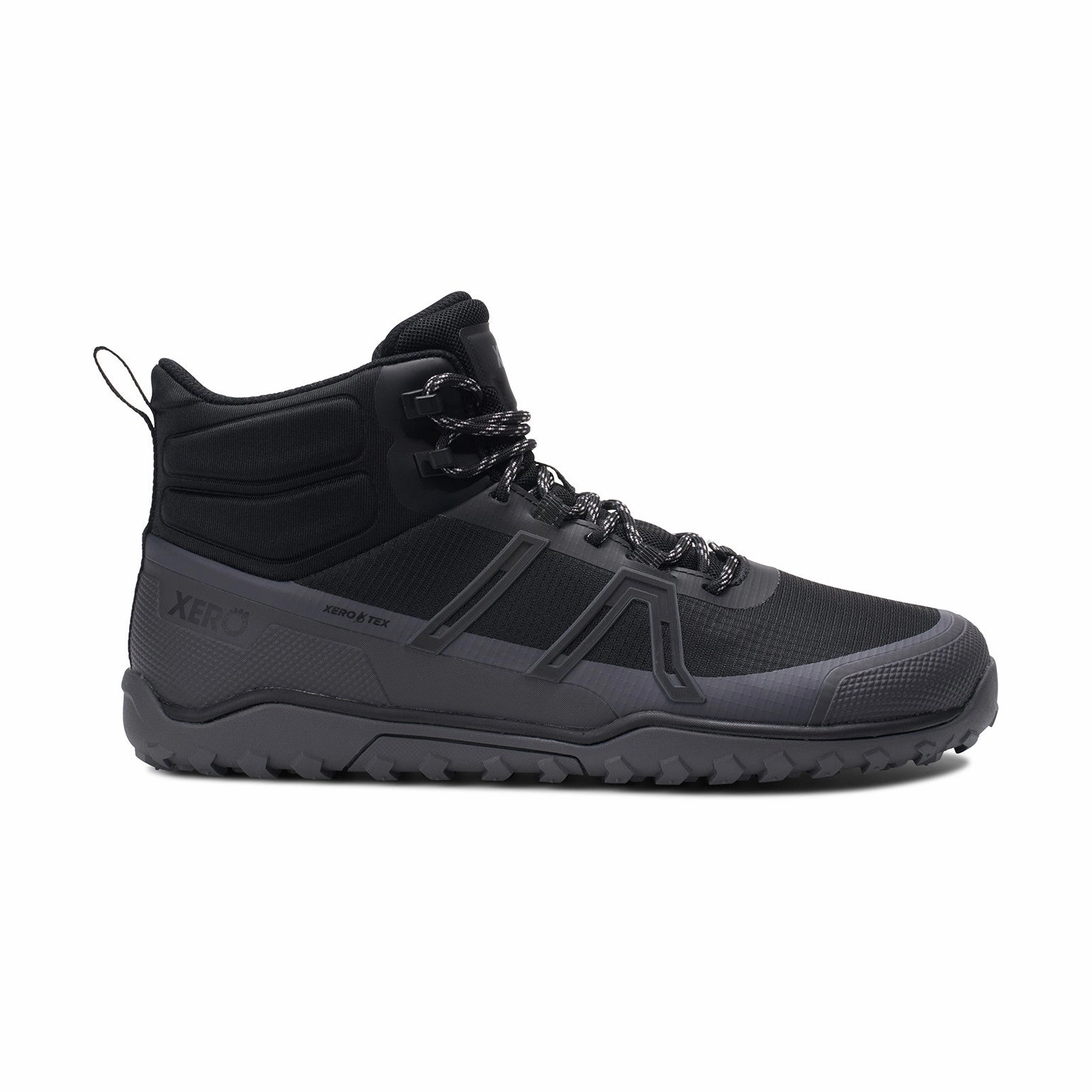 Xero Shoes Scrambler Trail Mid Waterproof Men - black/asphalt Feste Wanderschuhe