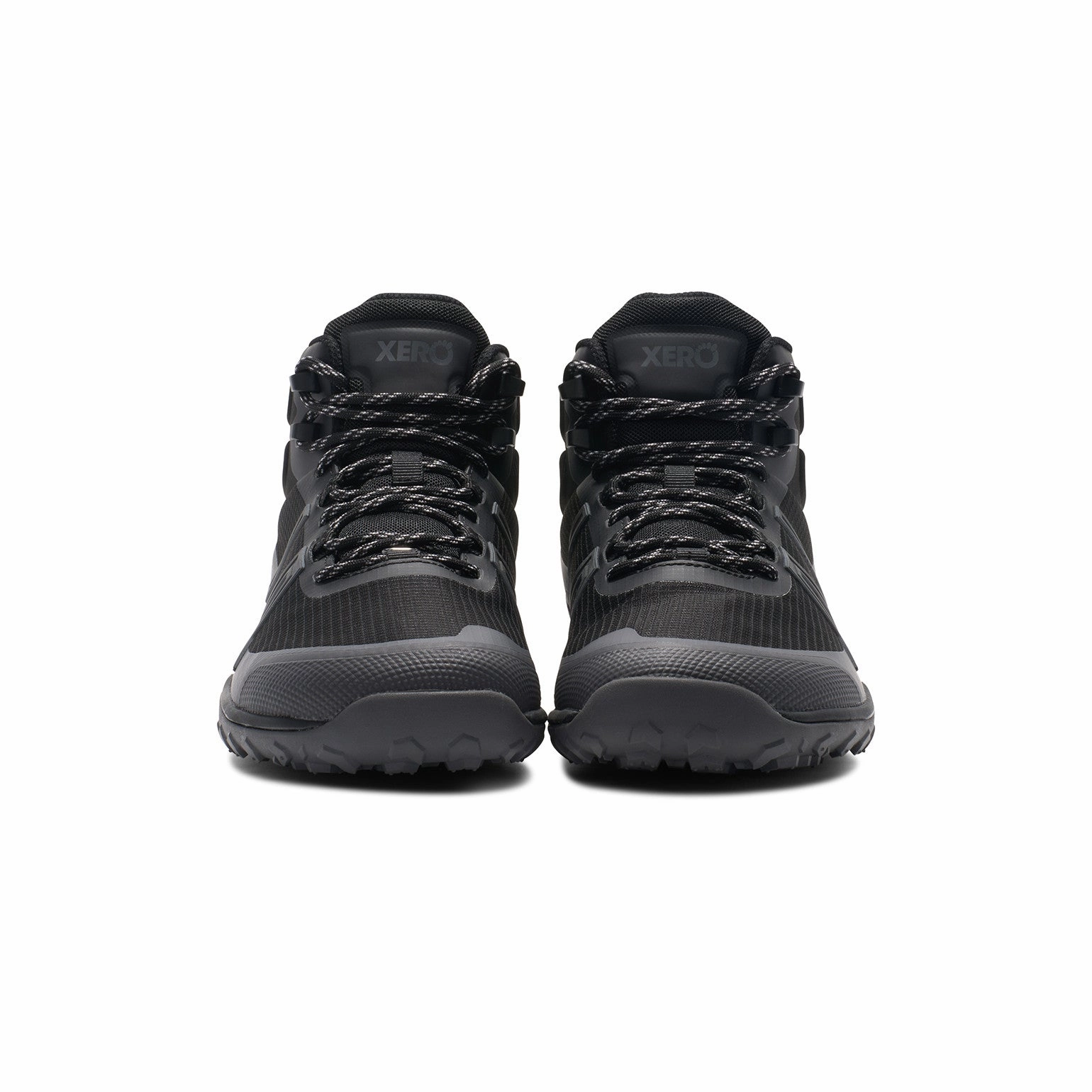 Wanderschuhe 2 Nummern Größer Xero Shoes Scrambler Trail Mid Waterproof Men - black/asphalt