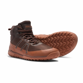 Wanderschuhe Imprägnieren Oder Wachsen Xero Shoes Scrambler Trail Mid Waterproof Men - java brown/mocha bisque