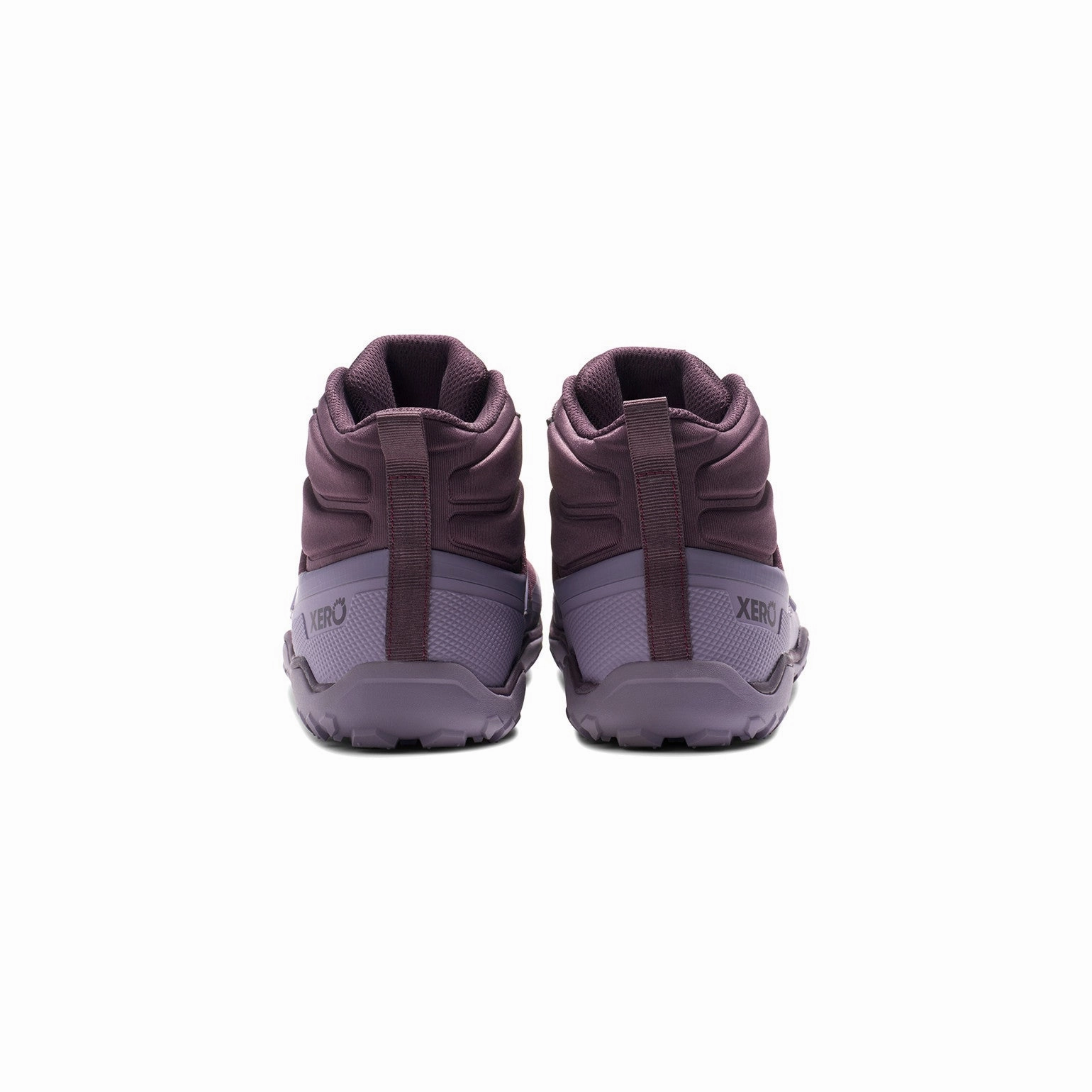 Mirapodo Wanderschuhe Xero Shoes Scrambler Trail Mid Waterproof Women - plum perfect/sage purple