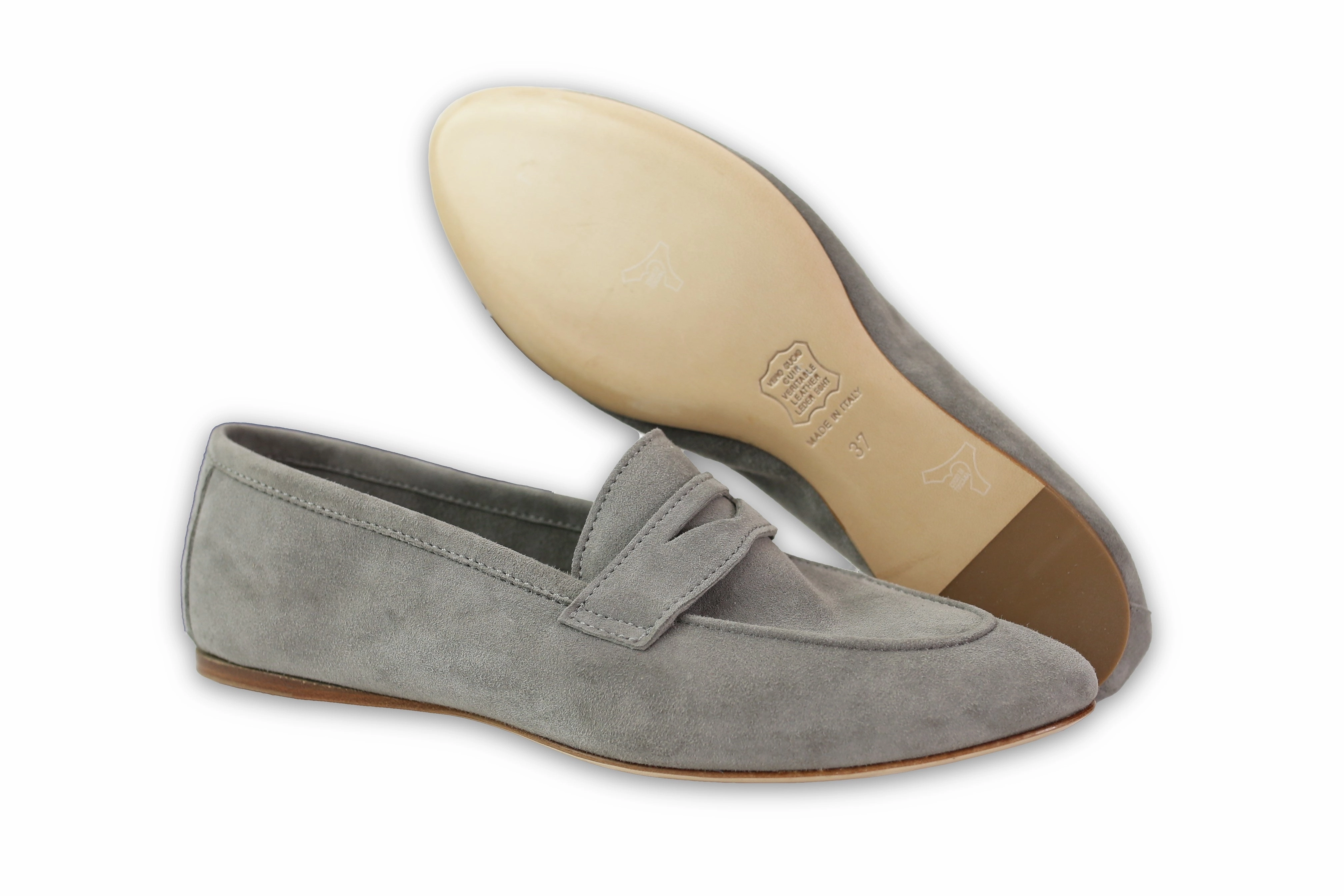 Pocket Primula Grey Hardy Loafers