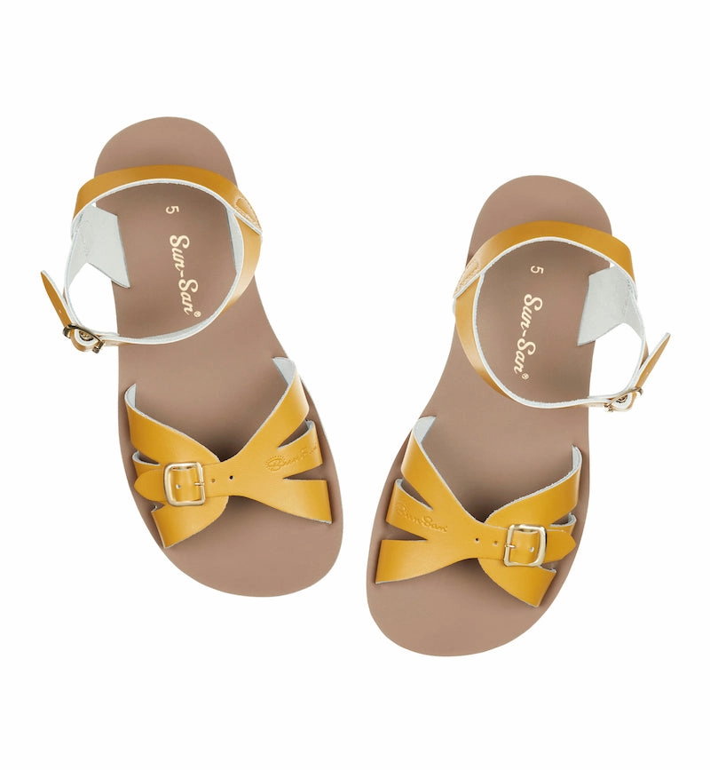 Salt Water Adult - Boardwalk Mustard Sandalen Weichbettung