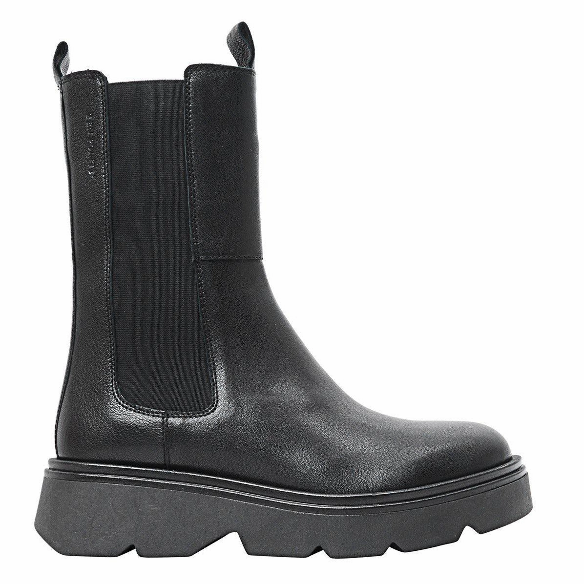 Ballbusting Stiefel warm geftterte Leder-Stiefel, Karin